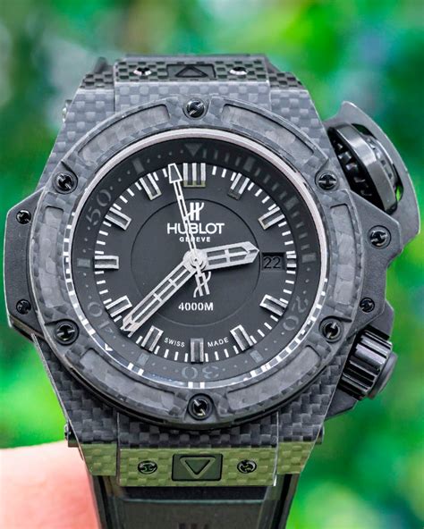 hublot king power 48mm oceanographic 4000m watch rubber band strap